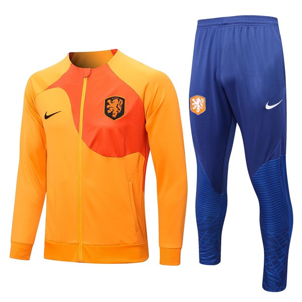 Chandal Países Bajos 2022-2023 Naranja Azul
